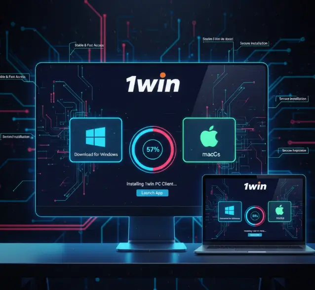 1win masaüstü tətbiqi (Windows və macOS): fərdi kompüterlər üçün stabil giriş, yüksək performans və rəsmi quraşdırma interfeysi